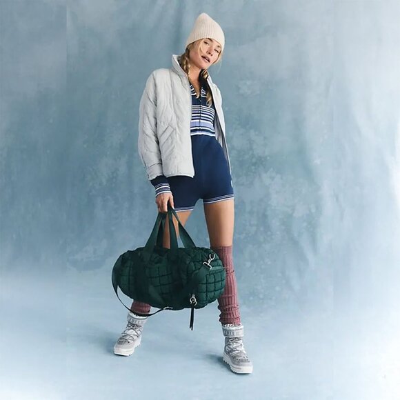 NWOT Free People | It's Cold Outside Playsuit Romper in Navy | S - Picture 3 of 13